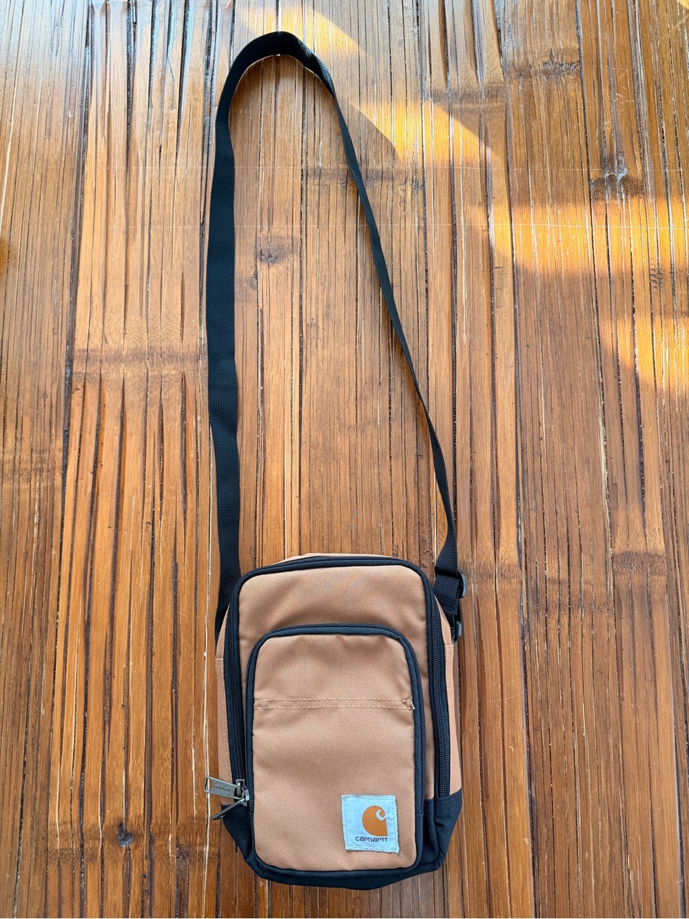 Carhartt Tan & Black Small Messenger Crossbody Bag